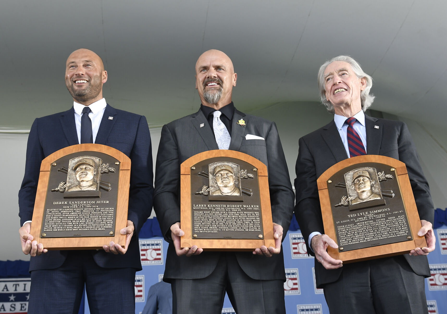 APTOPIX Hall Of Fame Inductions Baseball